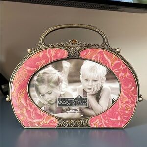 Pink and Gold Photo Frame